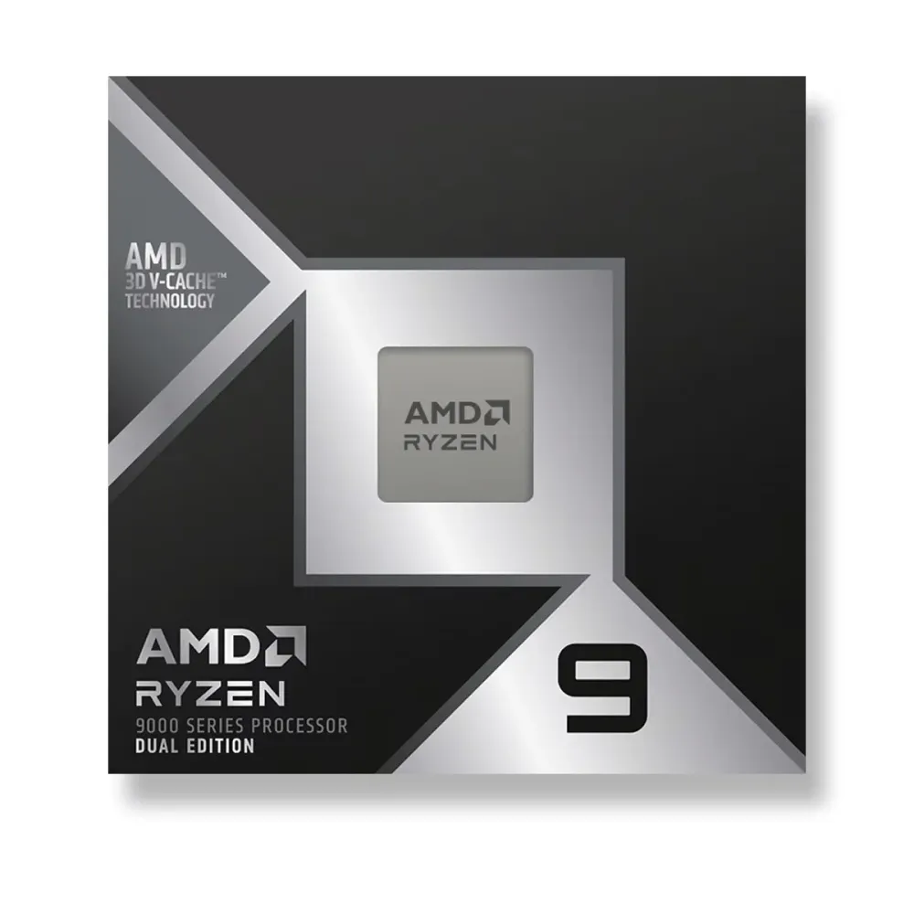 Процесор AMD RYZEN 9 9950X3D2 Dual Edition, 16-Core, 4.3 GHz, 192MB, 200W, AM5, BOX, No Cooler