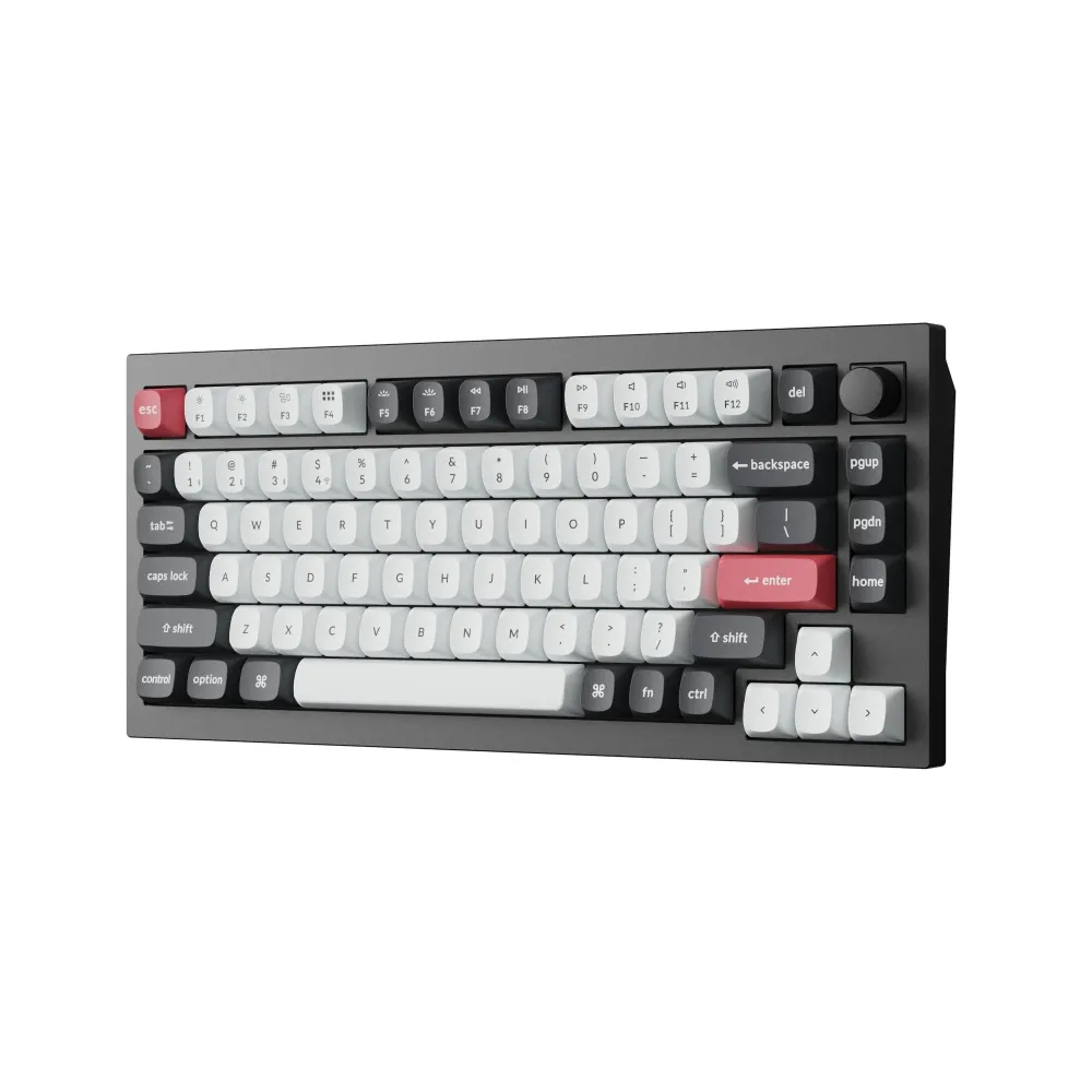 Механична клавиатура Keychron Q1 HE QMK 75% Carbon Black - Wireless Механична клавиатура Keychron Q1 HE QMK 75% Carbon Black - Wireless