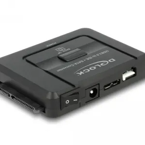 Конвертор Delock, USB 5 Gbps - SATA 6 Gb/s / IDE 40 pin / IDE 44 pin, backup функция