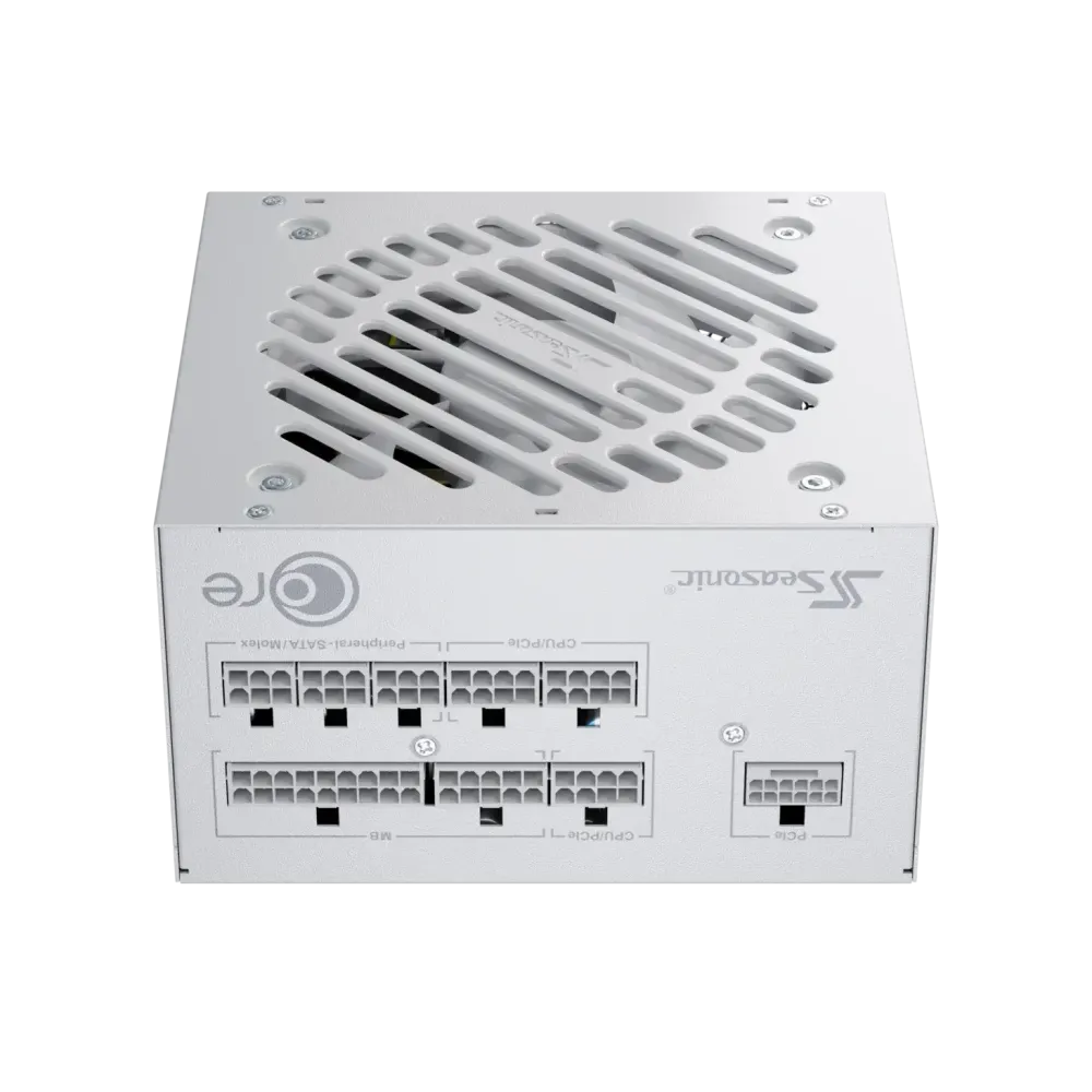 Захранващ блок Seasonic CORE GX White 850W 80+ Gold, Fully Modular, ATX 3.1, PCIe 5.1 Захранващ блок Seasonic CORE GX White 850W 80+ Gold, Fully Modular, ATX 3.1, PCIe 5.1