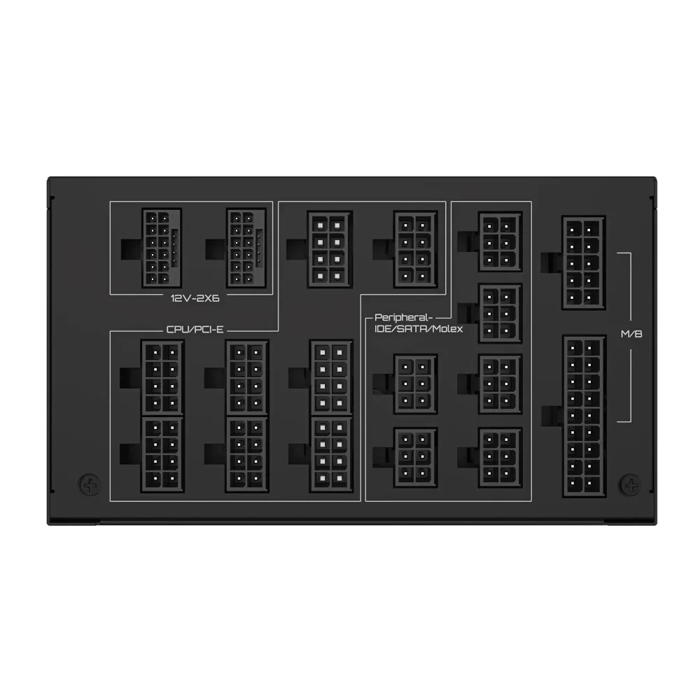 Захранващ блок Gigabyte UD1600PM PG5 AI TOP - 1600W 80+ Platinum PCIe 5.1 Ready