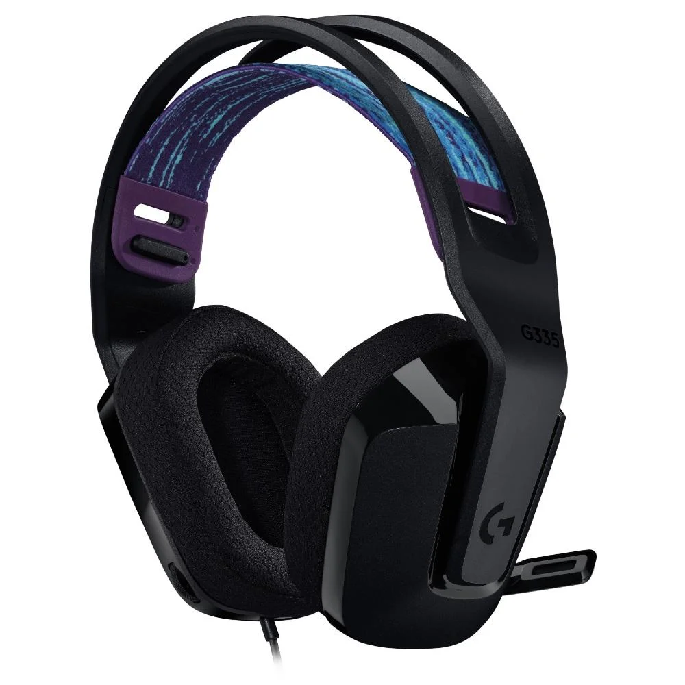 Геймърски слушалки Logitech G335, Микрофон, Черни Геймърски слушалки Logitech G335, Микрофон, Черни