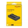RGB хъб Delock, 10 портов ARGB LEDs, Черен