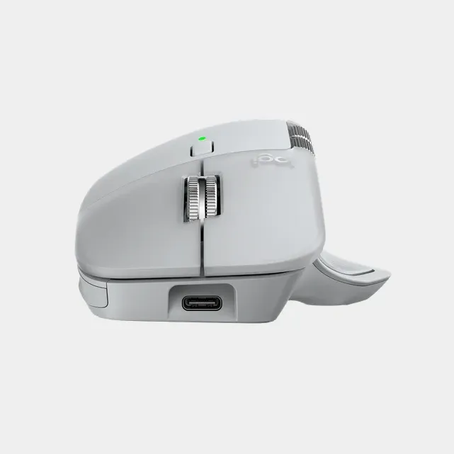 Безжична лазерна мишка LOGITECH MX MASTER 4 Pale Gray