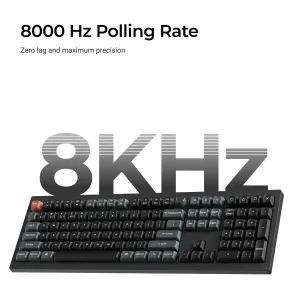 Безжична механичка клавиатура Keychron V6 Ultra 8K - Silk POM Switch Banana Безжична механичка клавиатура Keychron V6 Ultra 8K - Silk POM Switch Banana