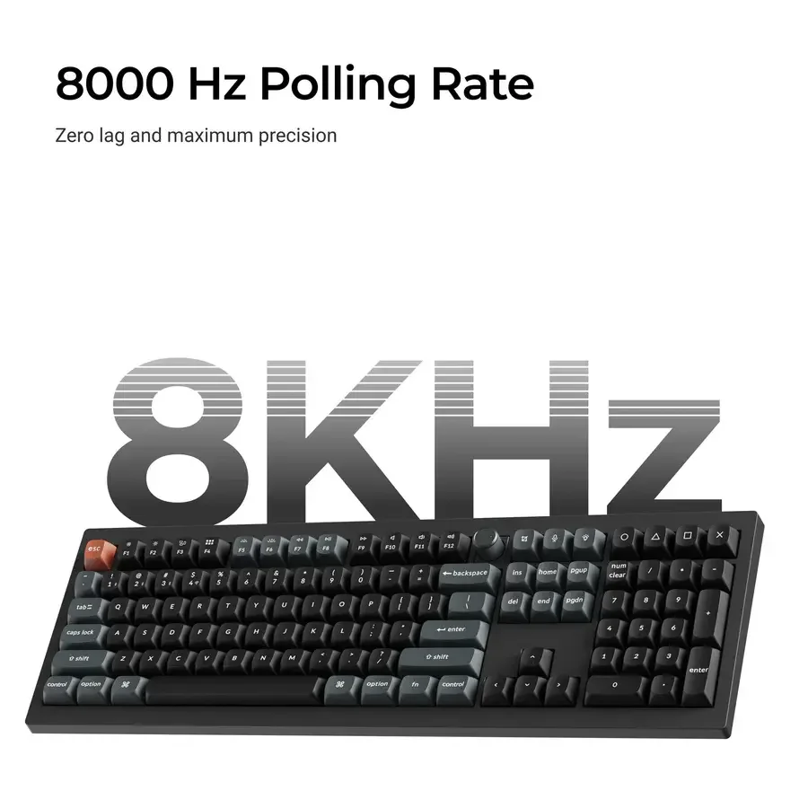 Безжична механичка клавиатура Keychron V6 Ultra 8K - Silk POM Switch Banana Безжична механичка клавиатура Keychron V6 Ultra 8K - Silk POM Switch Banana