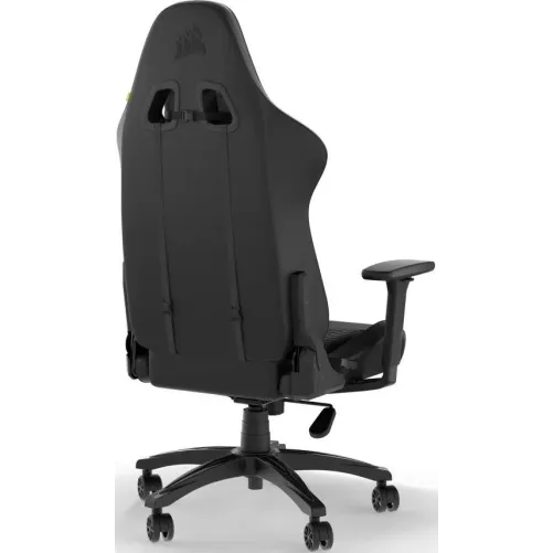 Геймърски стол Corsair TC100 RELAXED - Leatherette Black/Black