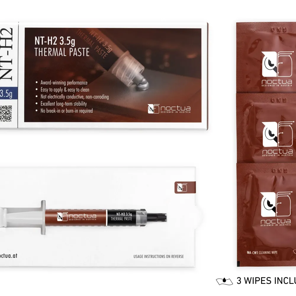 Термо паста Noctua NT-H2 3.5g, Сив