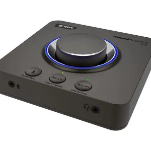 Външна звукова карта Creative Sound Blaster X4, USB-C, DAC, Super X-FI, TOSLINK