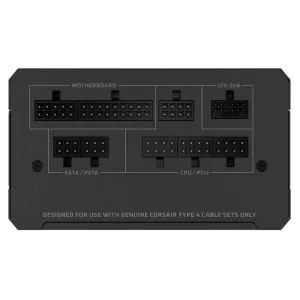 Захранващ блок Corsair RM1000e 1000W 80+ Gold ATX 3.1, Fully Modular