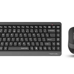 Комплект клавиатура и мишка A4TECH Fstyler FGS1110Q, Безжичен, Сива