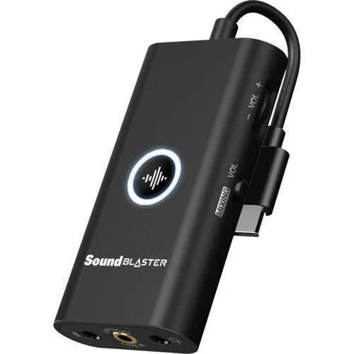 Creative Sound Blaster G3 портативен външен USB-C DAC (Digital-to-Analog Converter)