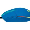 Геймърска мишка Logitech G102 LightSync, RGB, Оптична, Жична, USB, Син