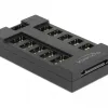 RGB хъб Delock, 10 портов ARGB LEDs, Черен