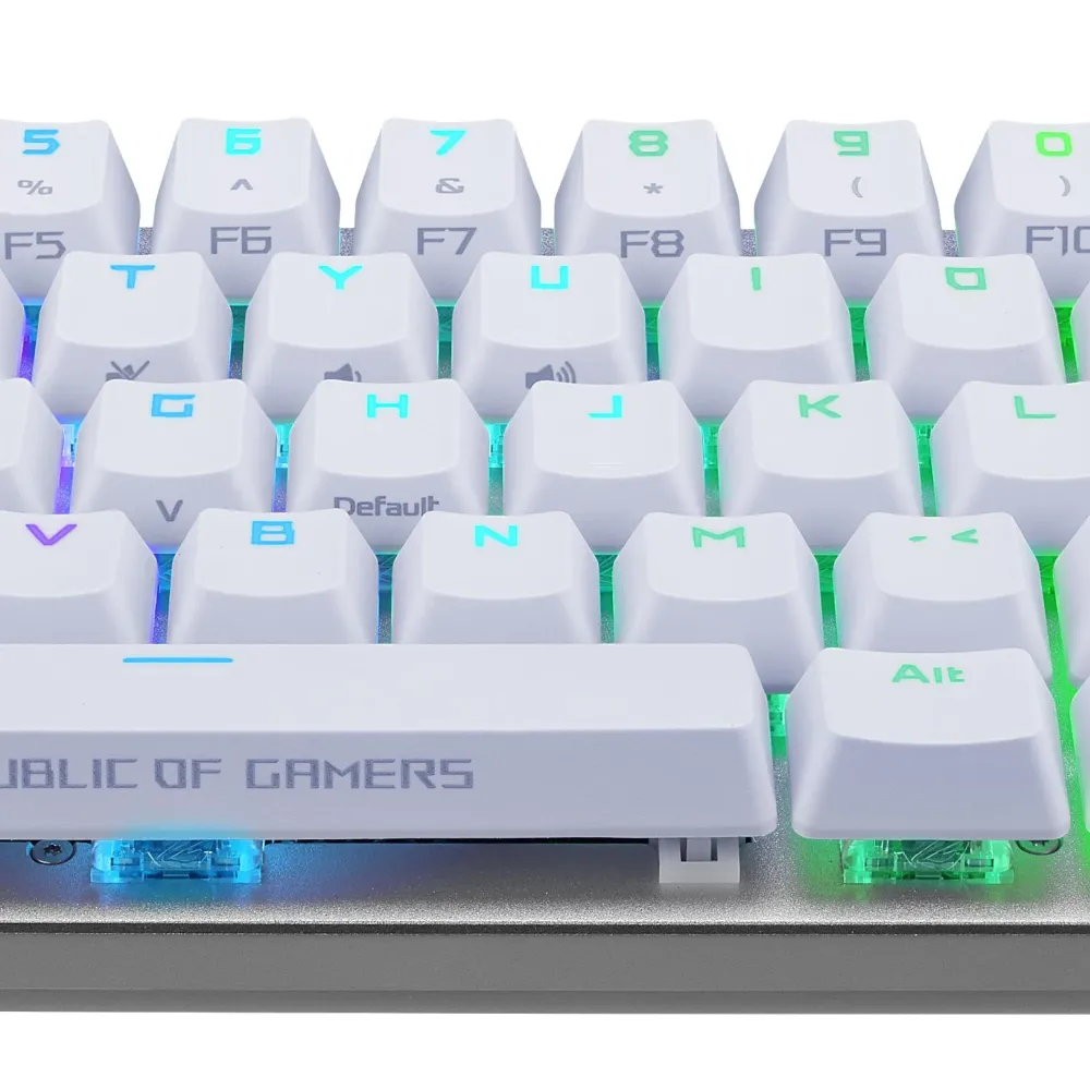 Геймърска Механична Клавиатура ASUS ROG Falchion Ace - Бяла