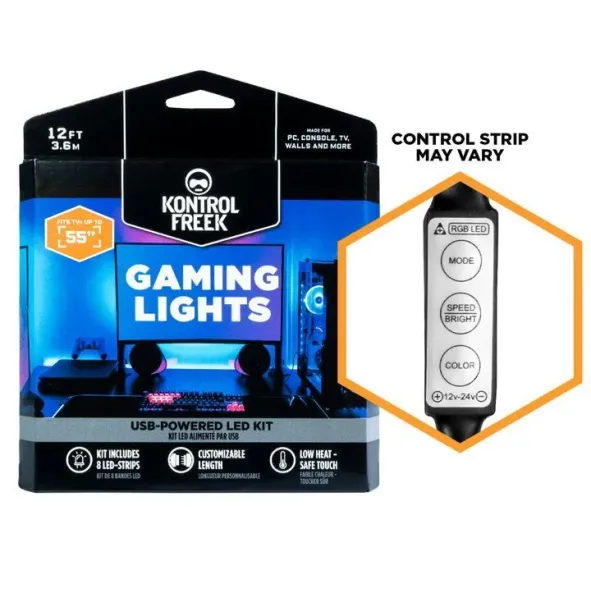RGB лента KontrolFreek Gaming Lights Kit, USB (3.6m)