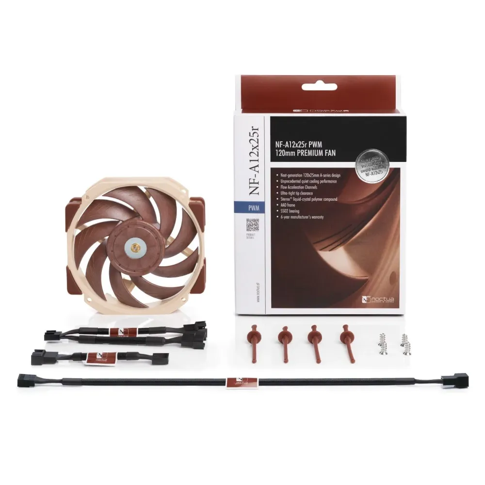 Вентилатор Noctua 120mm NF, A12x25R-PWM
