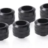 Компресионен фитинг Alphacool Eiszapfen PRO 16mm HardTube Fitting G1/4 - Deep Black (6 бр)
