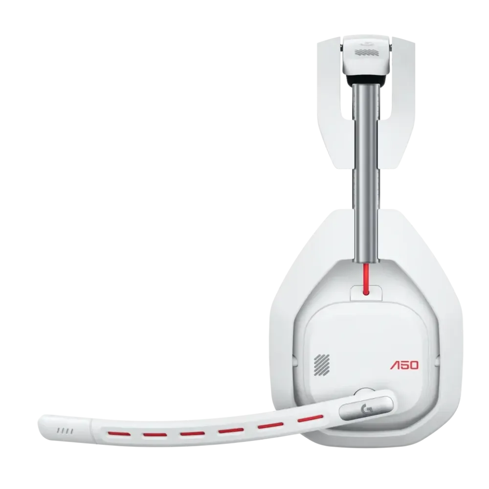 Logitech Astro A50 Lightspeed безжични слушалки с докинг станция, Бели