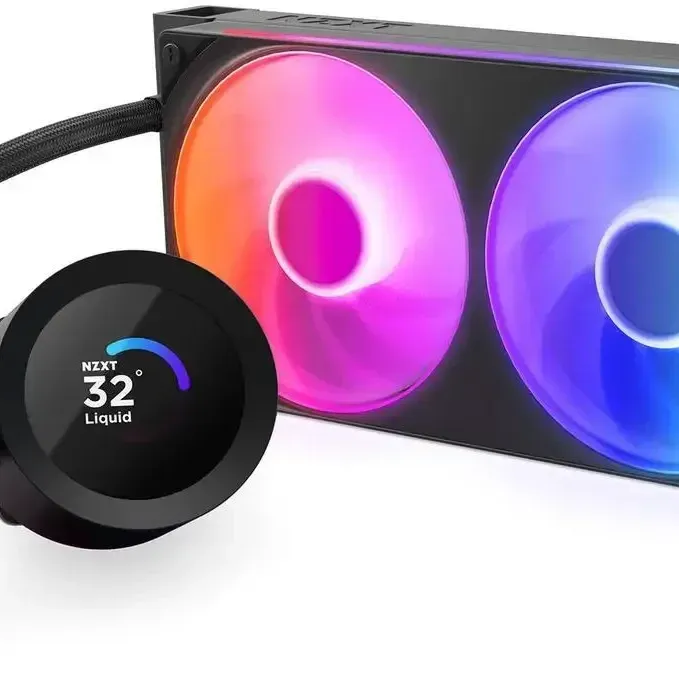 Охладител за процесор NZXT Kraken Plus 240 RGB LCD Display - Black