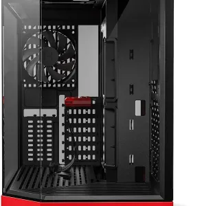 Кутия HYTE Y60 Tempered Glass, Mid-Tower, Черно и Червено