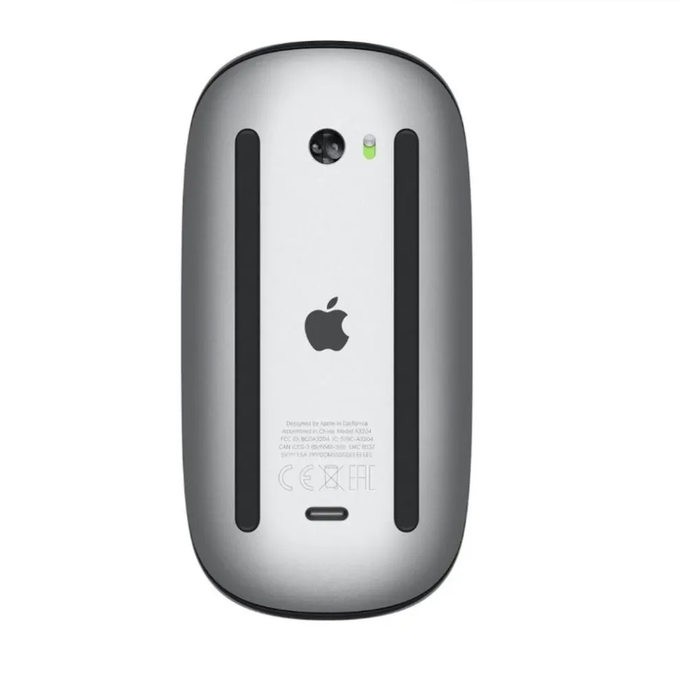 Безжична мишка Apple Magic Mouse (2024), Multi-Touch Surface, черна