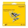 Карта за разширение на слотове Delock, PCI Express Card към 4 x Serial RS-232 Карта за разширение на слотове Delock, PCI Express Card към 4 x Serial RS-232