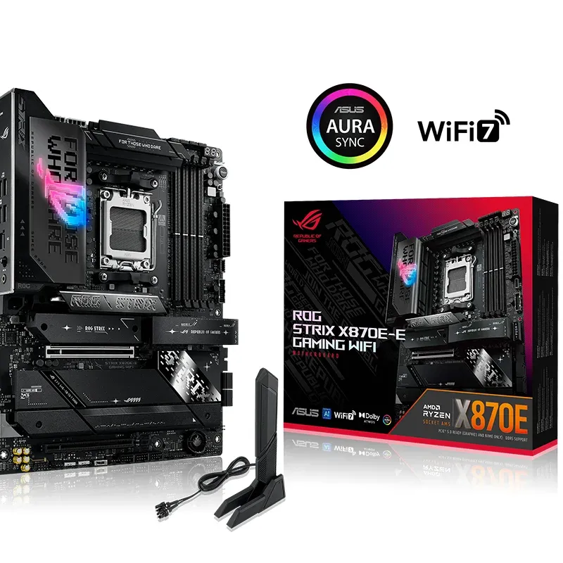 Дънна платка ASUS ROG STRIX X870E-E GAMING WIFI AM5 DDR5