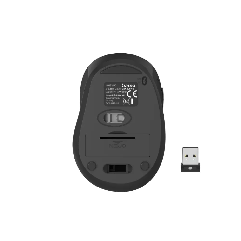 Безжична мишка с 6 бутона MW-400 V2, HAMA-173030 Безжична мишка с 6 бутона MW-400 V2, HAMA-173030