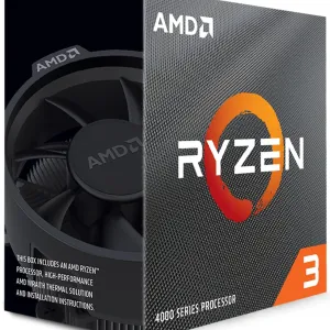 Процесор AMD Ryzen 3 4100, AM4 Socket, 4 Cores, 8 Threads, 3.8GHz(Up to 4.0GHz), 6MB Cache, 65W, BOX