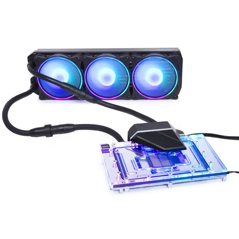 Воден блок с радиатор за видео карта Alphacool Eiswolf 2 AIO - 360mm RTX 4090 Reference with Backplate Воден блок с радиатор за видео карта Alphacool Eiswolf 2 AIO - 360mm RTX 4090 Reference with Backplate