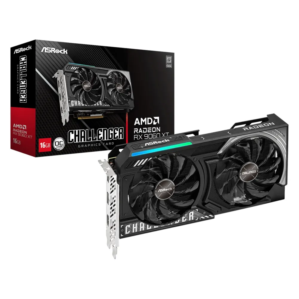 Видео карта ASRock RADEON RX 9060 XT Challenger 16GB OC GDDR6