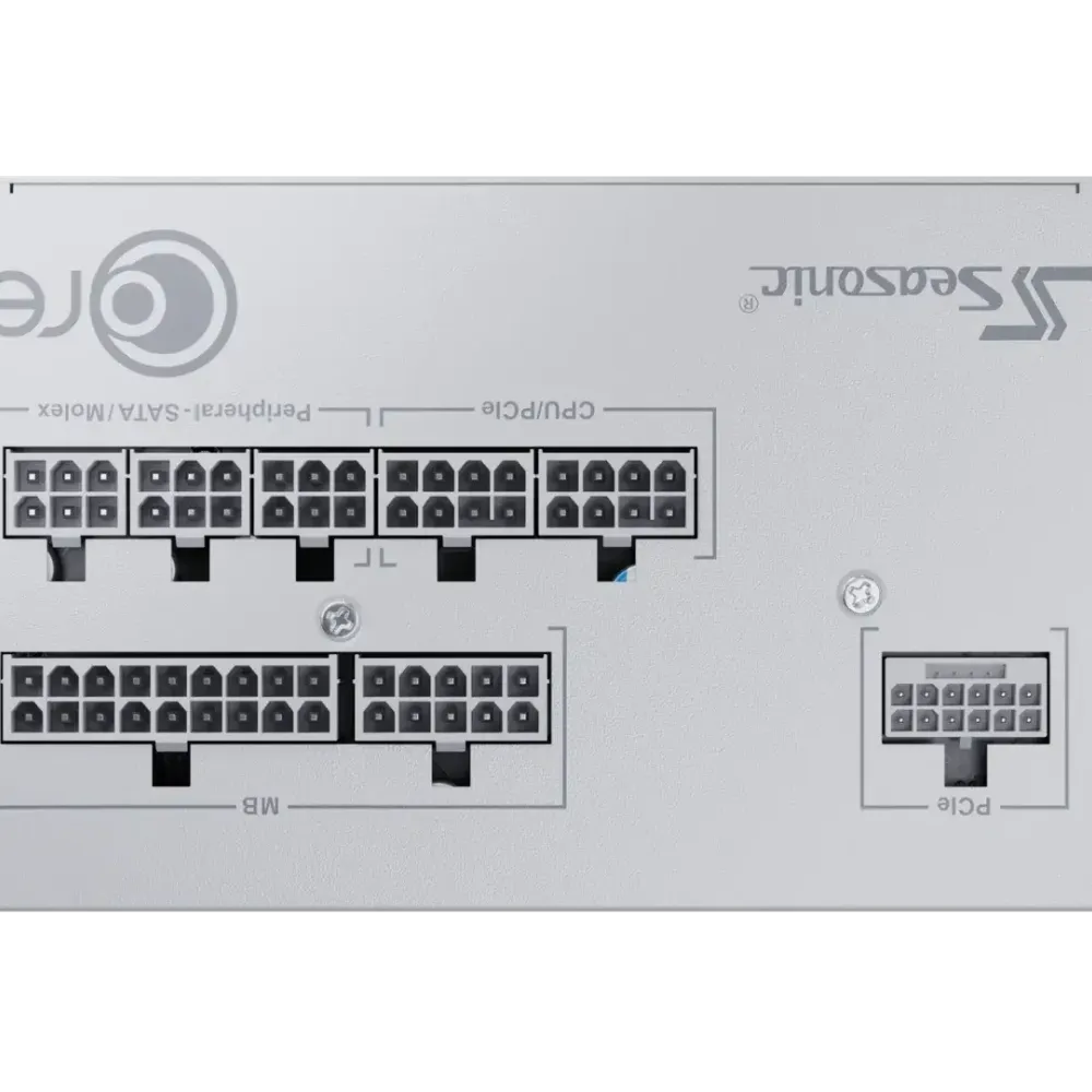 Захранващ блок Seasonic CORE GX White 750W 80+ Gold, Fully Modular, ATX 3.1, PCIe 5.1