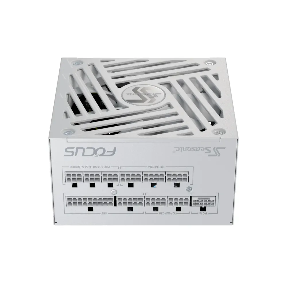 Захранващ блок SEASONIC FOCUS GX-850 White - 850W 80+ Gold, ATX 3.1, PCIe 5.1, Fully Modular Захранващ блок SEASONIC FOCUS GX-850 White - 850W 80+ Gold, ATX 3.1, PCIe 5.1, Fully Modular