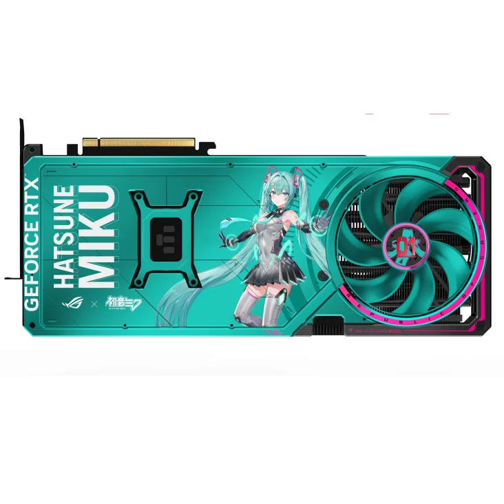 Видео карта ASUS ROG ASTRAL RTX 5080 OC 16GB GDDR7 Hatsune Miku Edition