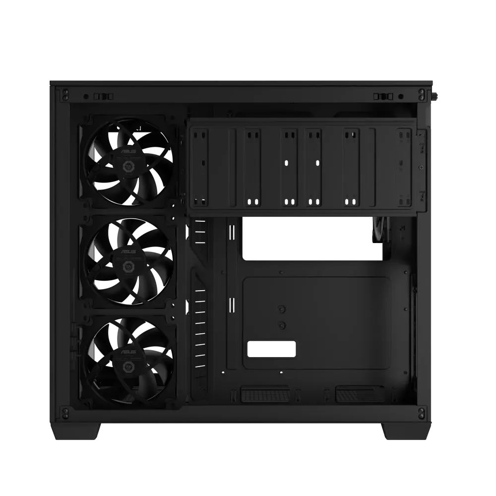 Кутия ASUS A32 PLUS Tempered Glass + 4 ARGB Вентилатора - Black