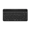 Безжична клавиатура A4tech Fstyler FBK30, Bluetooth, 2.4G, Стойка за телефон, Кирилизирана, Черна
