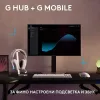 Геймърски слушалки Logitech G522 Lightspeed Wireless RGB, Микрофон, Бели
