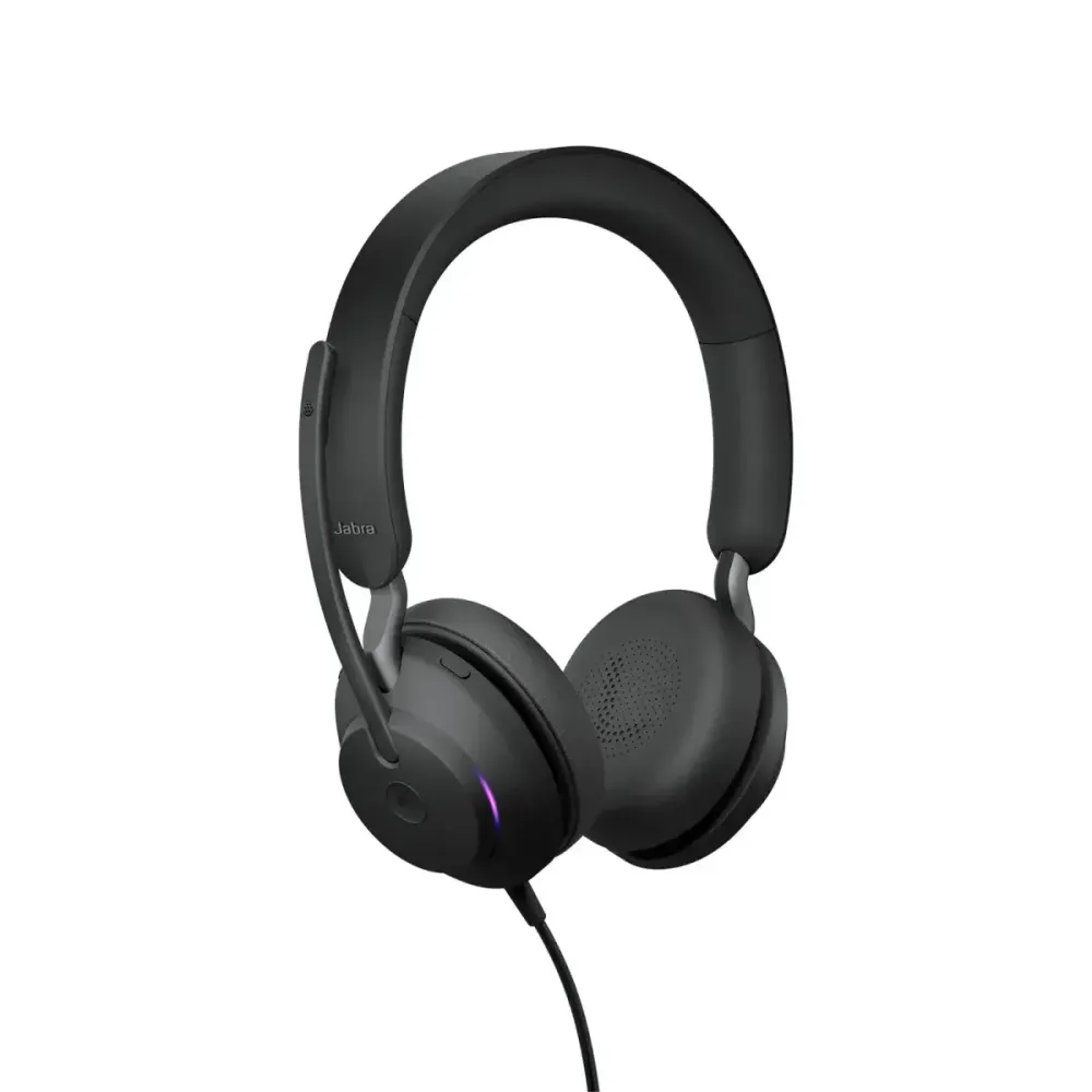 Слушалки с микрофон Jabra Evolve2 40 SE MS Stereo, USB C/A
