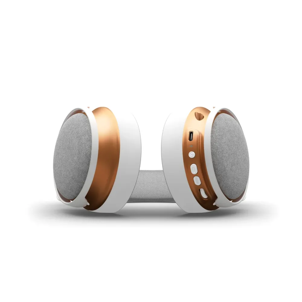 Геймърски безжични слушалки Dark Project Sono Wireless - White/Gold Геймърски безжични слушалки Dark Project Sono Wireless - White/Gold