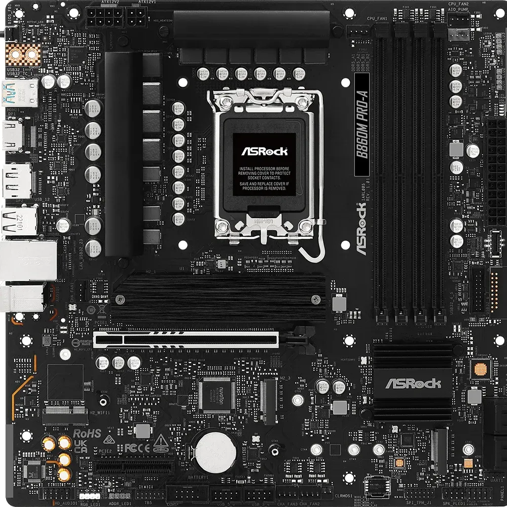 Дънна платка ASRock B860M PRO-A, LGA 1851