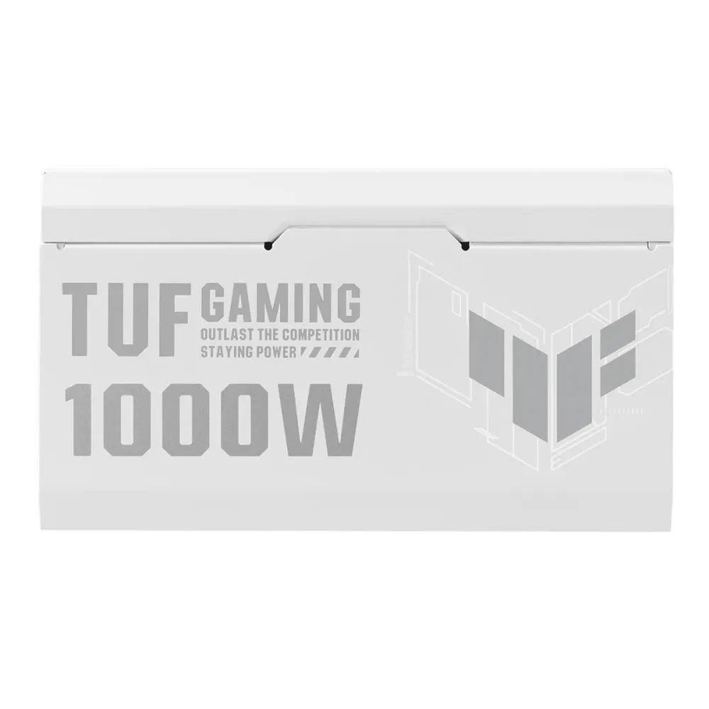Захранващ блок ASUS TUF Gaming White 1000W 80+ Gold PCIe 5.1, Fully Modular