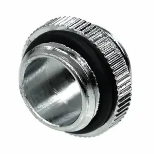 Адаптер Alphacool HF, Двоен нипел, G1/4 - G1/4, О-пръстен, Сребрист