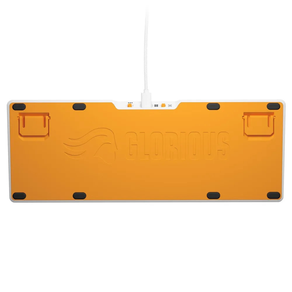 Геймърска механична клавиатура Glorious GMMK 3 65% White - Fox Linear Switches