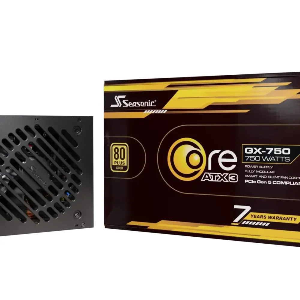 Захранващ блок Seasonic CORE GX 750W 80+ Gold, Fully Modular, ATX 3.1, PCIe 5.0