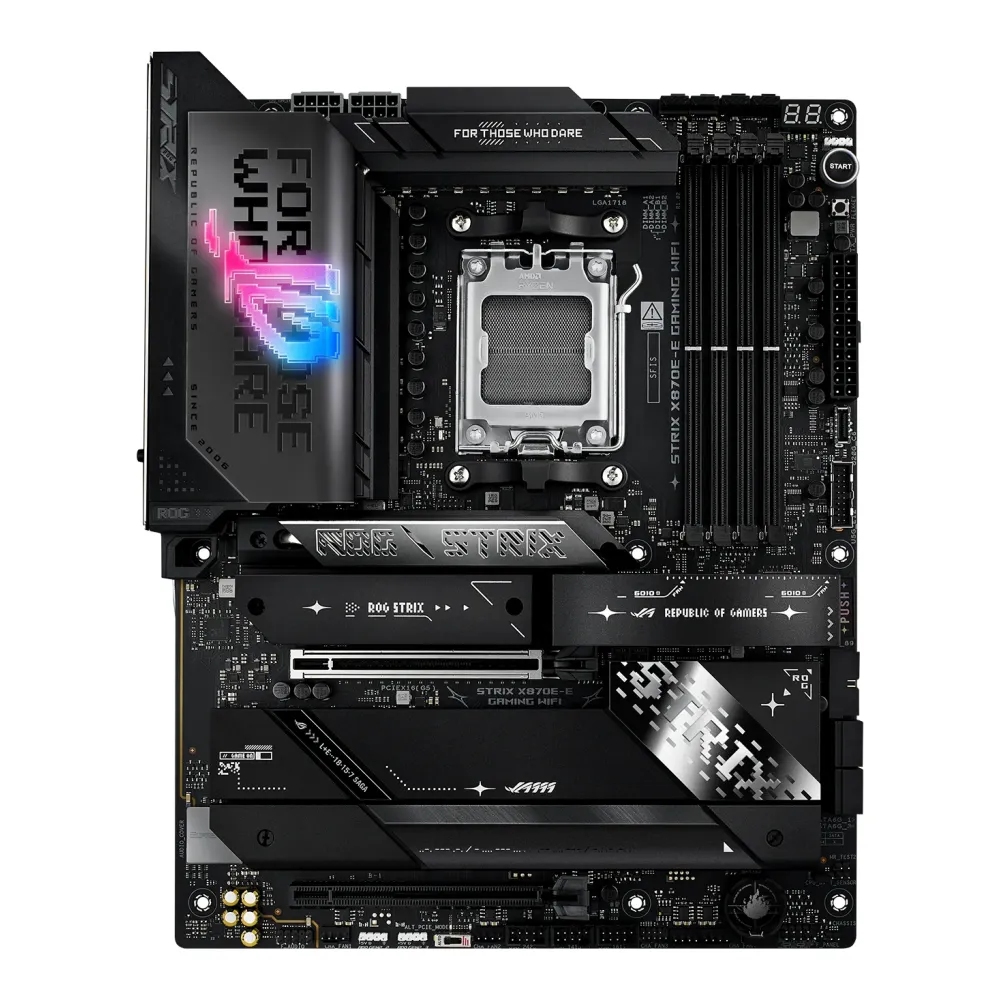 Дънна платка ASUS ROG STRIX X870E-E GAMING WIFI AM5 DDR5 Дънна платка ASUS ROG STRIX X870E-E GAMING WIFI AM5 DDR5