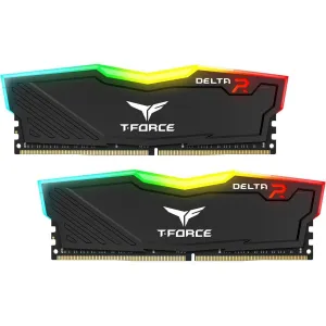 Памет Team Group T-Force Delta RGB Black DDR4 - 16GB (2x8GB) 3200MHz CL16