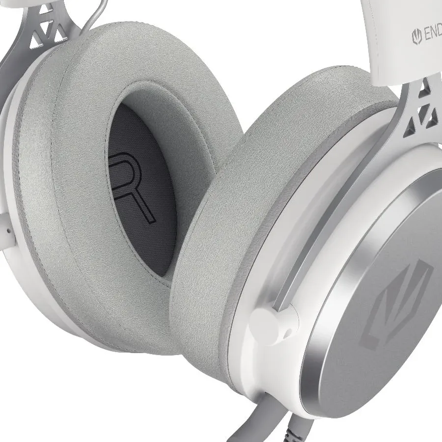 Геймърски слушалки ENDORFY Viro Plus 7.1 USB - Onyx White