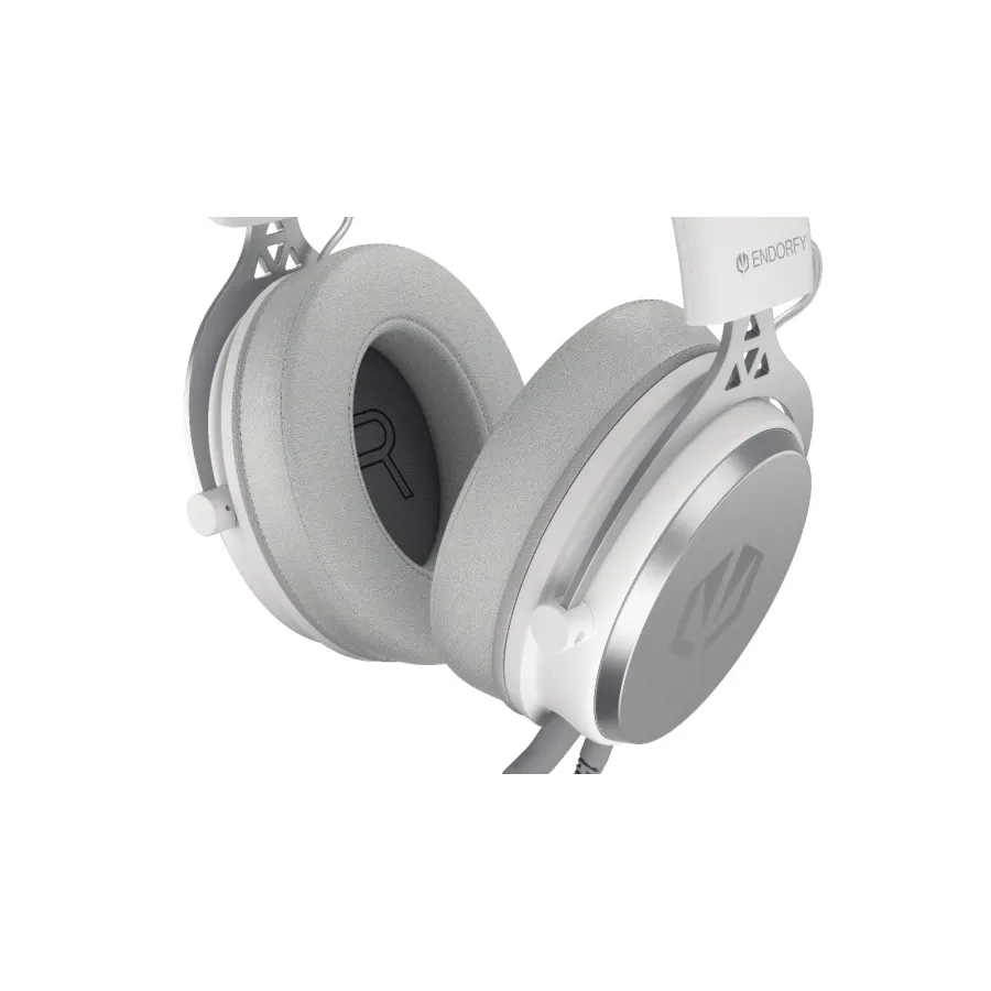 Геймърски слушалки ENDORFY Viro Plus 7.1 USB - Onyx White