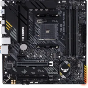 Дънна платка ASUS TUF GAMING B550M-PLUS WIFI II, AMD AM4, micro ATX, 4x DDR4, dual M.2, Wi-Fi 6, PCIe 4.0, Aura Sync RGB